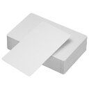 PATIKIL 0.45 mm メタル名刺 100個 ブランク名刺 彫刻 アルミニウム DIY ギフト カード用 シルバー
