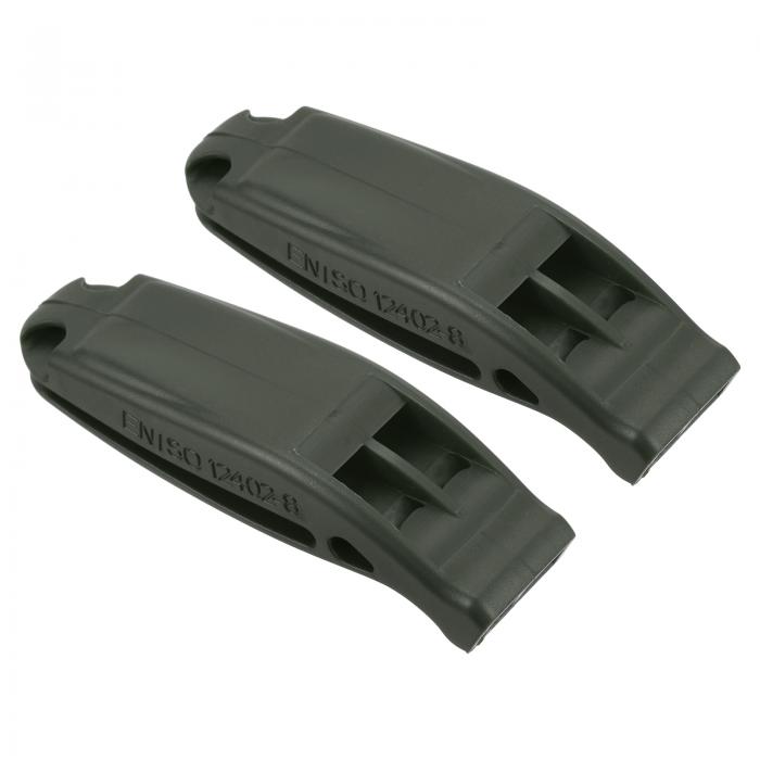 PATIKIL 緊急ホイッスル 2個 安全ホイッスル ストラップ付き 超大音量 マリンウォーター 生存ホイッス..