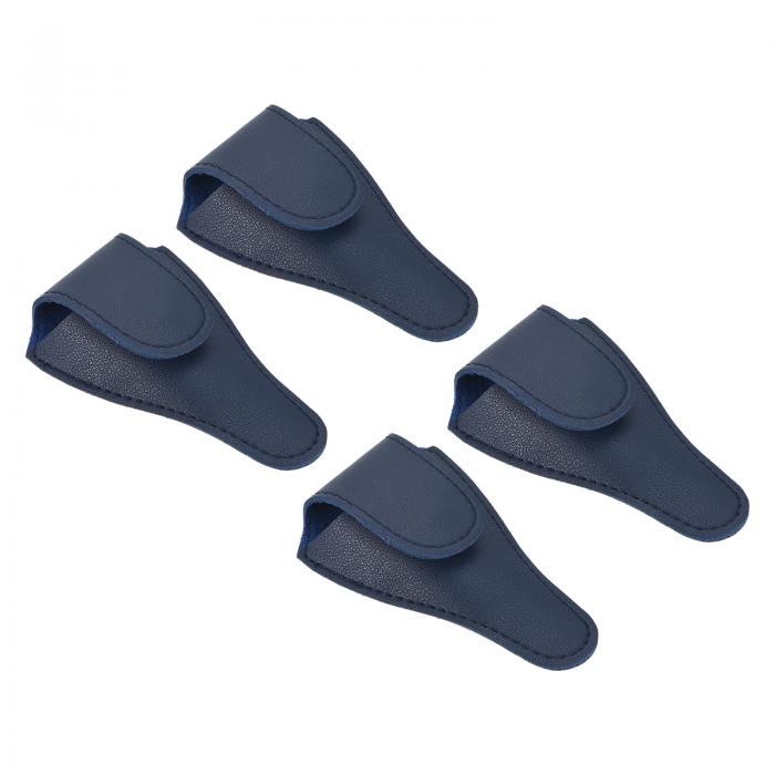 PATIKIL 115mm x 67mm 刺繍 はさみの鞘 4個 PUレザー 爪の甘皮はさみカバー 小さい 尖ったニッパー ハ..