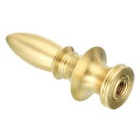 PATIKIL 54 mm トール真鍮ランプフィニアルキャップノブ 1セット ランプネジホルダータップ 1/4-27 テーブルやフロアランプシェードの装飾用