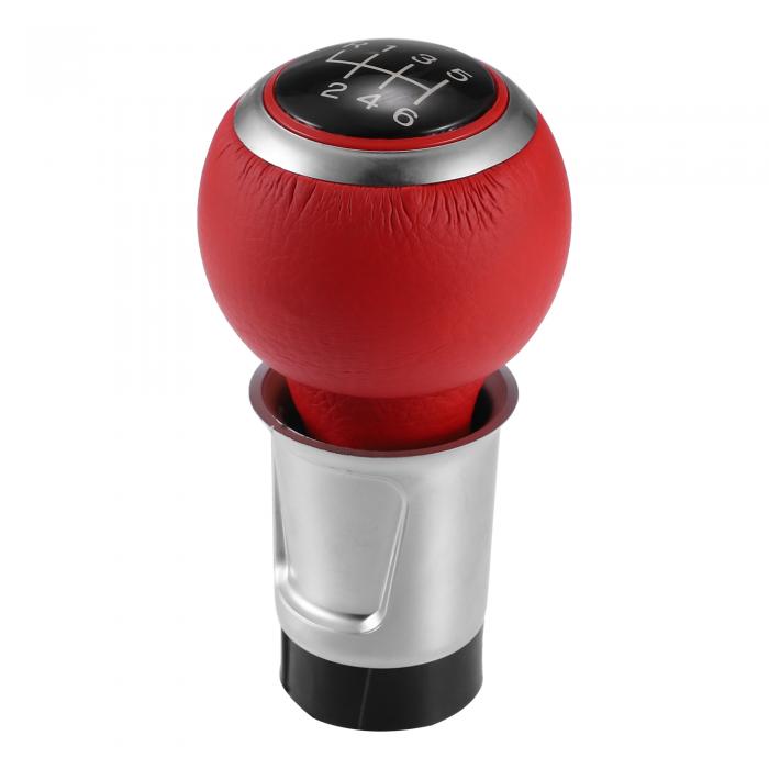 ACROPIX 車のマニュアルギアシフトノブ 6速 Audiに対応 A4 S4 B8 8K A5 8T Q5 8R S Lineに対応 レッド ..