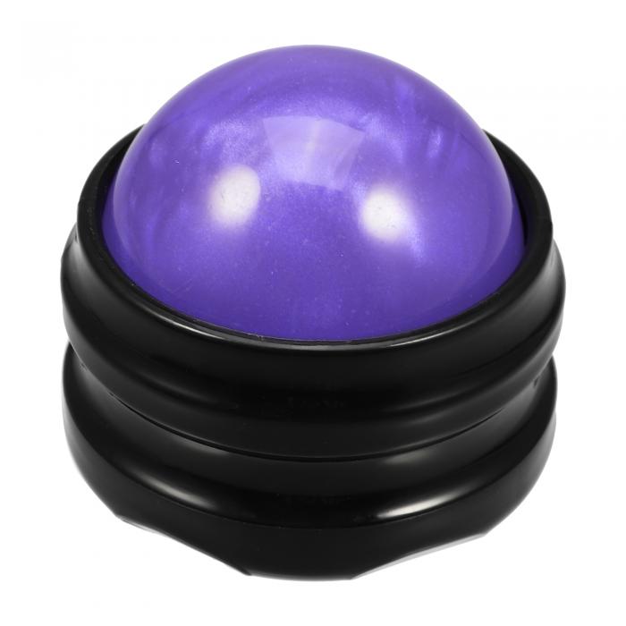 VOCOSTE 手動マッサージローラーボール ボディマッサージツール マッサージャーとリラックスツール ストレス緩和 ポリプロピレン 人工樹脂 1個 紫