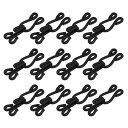 uxcell 鉄ソーイングフックとアイクロージャ 28 mm カバー付き 不可視 裁縫アクセサリー ブラ 衣類 ズボン ジャケット スカート DIY 工芸品用 ...
