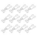 uxcell 鉄ソーイングフックとアイクロージャ 28 mm カバー付き 不可視 裁縫アクセサリー ブラ 衣類 ズボン ジャケット スカート DIY 工芸品用 ...