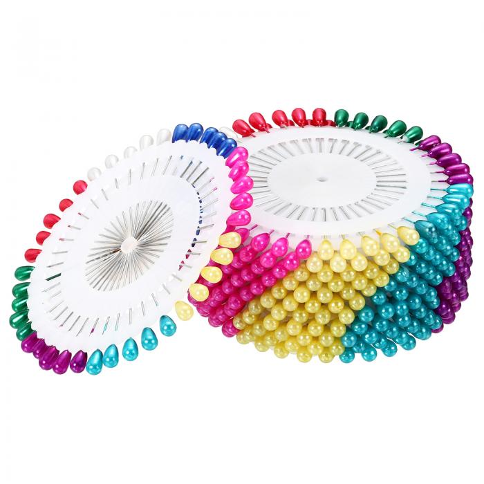 PATIKIL 手縫い針 裁縫針 ミシン針 24セット入り ストレートピン 裁縫用品 多色