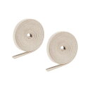 PATIKIL レザーストラップストリップ ベルトレザーストリップストリング 0.5 cm幅 100 cm長さ DIYオーナメントアクセサリー用 ベージュ 2個
