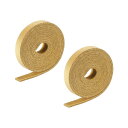 PATIKIL レザーストラップストリップ ベルトレザーストリップストリング 0.8 cm幅 100 cm長さ DIYオーナメントアクセサリー用 ゴールドトーン...