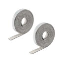 PATIKIL レザーストラップストリップ ベルトレザーストリップストリング 0.8 cm幅 DIYオーナメントアクセサリー用 シルバートーン 2個