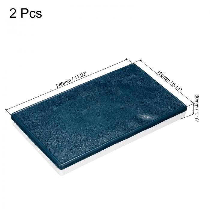 PATIKIL 36ウェルズペイントパレット 2個 プラスチック塗装トレイ ディープセイバーボックス 取り外し可能 ソフトカバー付き 水彩ガッシュ油絵具アート用