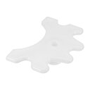 PATIKIL ビリヤードブリッジヘッド プラスチック プールキュースティックブリッジヘッド スライドイン 交換可能なキュー アクセサリー ビリヤード台用 ホワ...