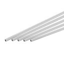 uxcell 304ステンレス鋼管 毛細管金属チューブ 産業機械用 外径5 mm x 壁の厚さ1 mm 長さ250 mm 5個