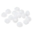 uxcell 15個 シリコンプラグ 10-10.5mm 穴に適したラバーラウンドスナップインロッキングホールプラグ 金属チューブ用 防水ホールプラグ 家具エン...