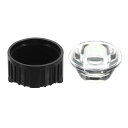 PATIKIL 20mm 120度 LEDレンズ スタンドホルダー付き 20セット LEDレンズ 懐中電灯DIYランプ用 ブラック