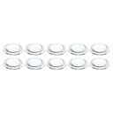 PATIKIL 直径25 mm 高さ8 mm 平凸レンズ 10個 アクリル LED光学凸コンデンサレンズ LED 懐中電灯 自転車ヘッドランプ用 透明