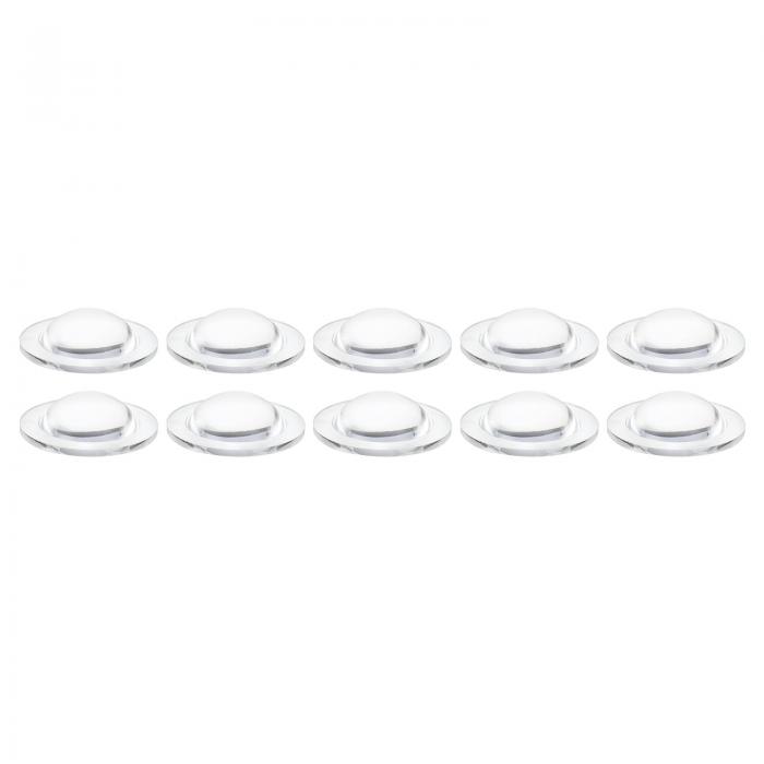 PATIKIL 直径28.5 mm 高さ8 mm 平凸レンズ 10個 アクリル LED光学凸コンデンサレンズ LED 懐中電灯 自..