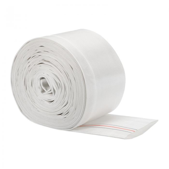 PATIKIL 80mm内径 15 M 軽量逆洗ホースレイ フラット 排水 PVCホース 0.8MPa スイミングプール用