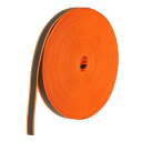 PATIKIL 反射テープストリップ 15mm x 50ヤード 高い視認性の反射テープ 縫い付け用 DIY警告安全生地ウェビング 衣類 レインコート用 オレンジ色(4)