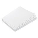uxcell EVAフォームシート 19.5 cm x 15 cm 厚さ2 mm 工芸 DIY用 ホワイト 10個入り(4)