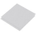 uxcell 6061アルミニウムシート 300 mm x 300 mm 長方形アルミ板 0.8 mm厚さ フラットメタルストック 保護フィルム付き 2個
