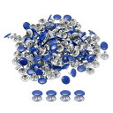 uxcell レザーリベット 8 mm ダブルキャップリベット 7 mm高さ メタルスタッドリベット レザークラフト修理 DIY 財布 ベルト バッグ 靴用 ダ...