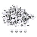 uxcell レザーリベット 8 mm ダブルキャップリベット 8.5 mm高さ メタルスタッドリベット レザークラフト修理 DIY 財布 ベルト バッグ 靴用...