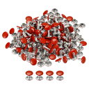 uxcell レザーリベット 8 mm ダブルキャップリベット 8.5 mm高さ メタルスタッドリベット レザークラフト修理 DIY 財布 ベルト バッグ 靴用...