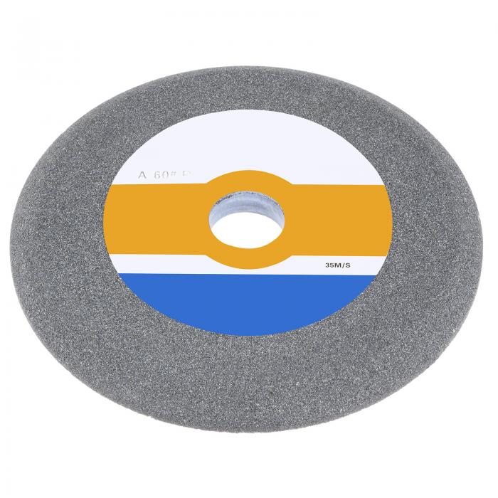 uxcell ベンチ研削ホイール 203 mm 60グリット 13 mm厚さ 32 mm アーバー酸化アルミニウム砥石 研削お..