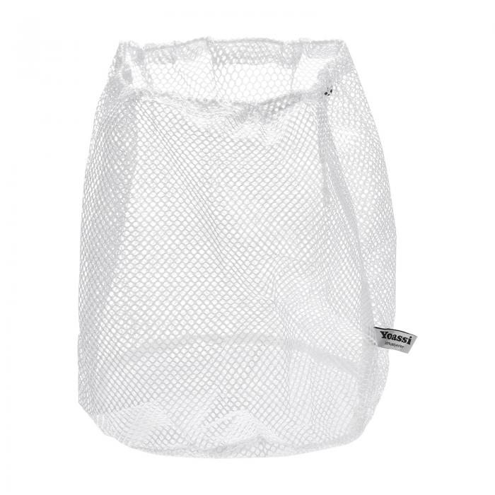 uxcell メッシュのランドリーバッグ バスケット メッシュバッグ 巾着付き 小型洗濯機洗い可能 メッシュ洗浄バッグ 旅行用 洗濯用 30cmx40cm