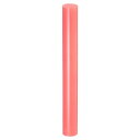 uxcell アクリル粘土ローラー 22.86 cm x 2.5 cm ソリッド ノンスティック プラスチック 丸チューブローラー ポリマークレイロッド フォン...