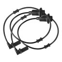 Motoforti リア左リア右 ABS センサー ホイールスピードセンサー Mercedes-Benzに対応 CL500 2000-2006 用 プラスチック 2205400517 2205400417 ブラック
