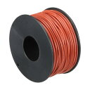 uxcell シリコーン樹脂電線 シリコンワイヤー 24AWG 24ゲージ フレキシブルブリキ銅 標準 高温フックアップワイヤ ブラウン 長さ30m 自動車 モデル マニピュレータ 電気器具 DIY