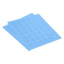 uxcell シリコントリベットマット スクエアホットパン パッドホットポットホルダー 耐熱性 食器乾燥機用マット キッチンカウンターテーブル用 ライトブルー ...