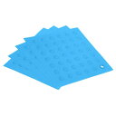 uxcell シリコン五徳マット 鍋つかみホットパッド 温かい料理と鍋用 耐熱 カウンターマット テーブル用プレースマット カウンタートップ用 ジャーオープナー ブルー