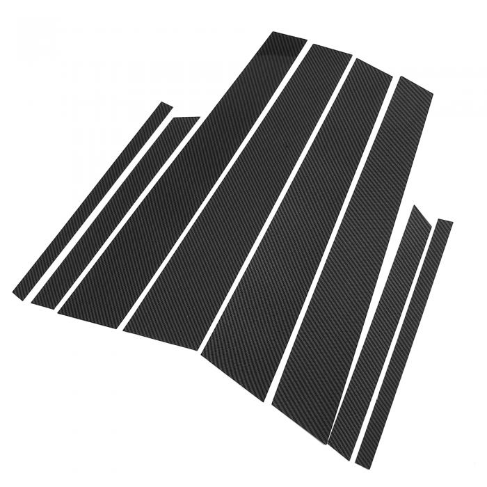 X AUTOHAUX 車のドア窓ピラーポストカバートリム 外装傷防止ステッカー BM Wに対応 X6 E71に対応 2007-..