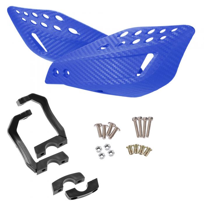 uxcell バイクハンドガード ハンドルバープロテクター ハンドルバーカバー 22mmハンドレバー用 ダートバイクATVモトクロス用 1セット入り 青