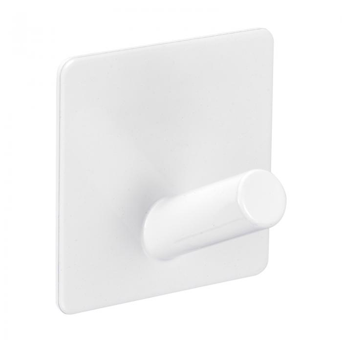 uxcell 自己接着フック 304ステンレス鋼 粘着フック 壁掛け ハンガータオル キッチンツール用 ホワイト