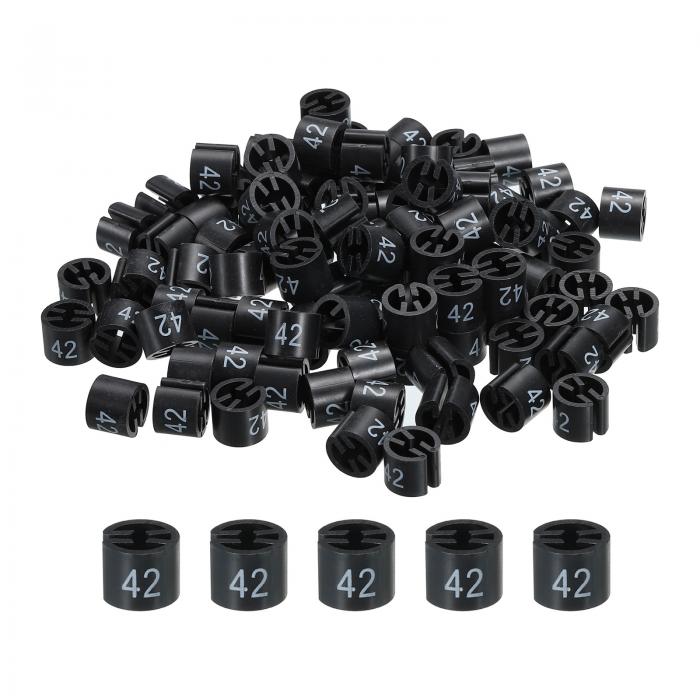 uxcell ϥ󥬡ޡ顼ϥ󥬡 ȥޡ οʬ ʥС42 ֥å 100