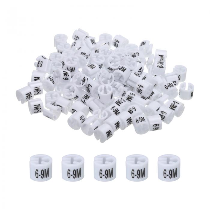 uxcell ϥ󥬡ޡ 顼ϥ󥬡ȥޡ  顼ǥ 6-9 M ۥ磻 100