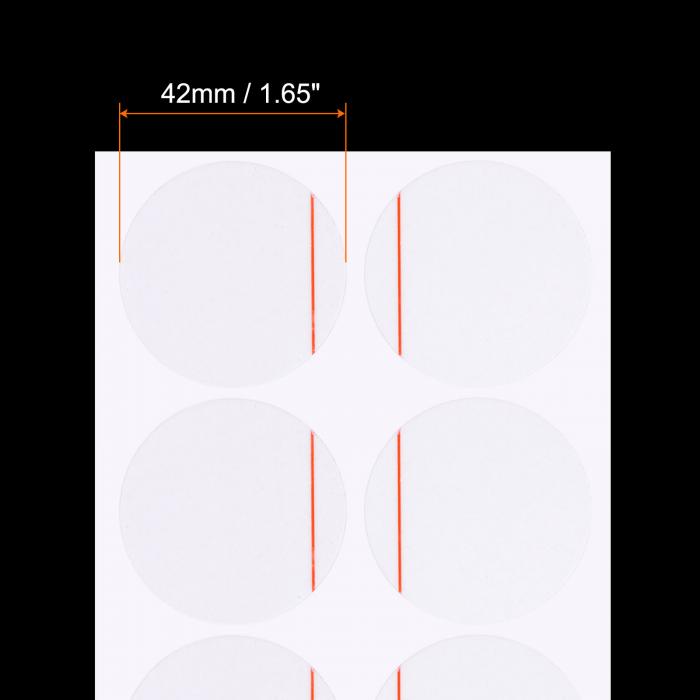 uxcell 腕時計バックカバー 時計バック保護フィルム 時計ケースプロテクター レッドライン PE 時計用裏蓋保護具 42mm 20枚入り
