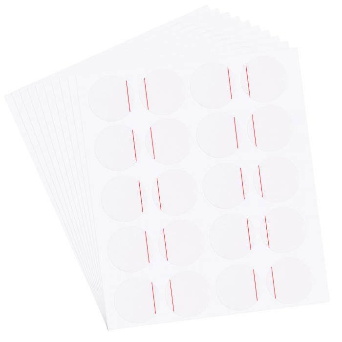 uxcell 腕時計バックカバー 時計バック保護フィルム 時計ケースプロテクター レッドライン PE 時計用裏蓋保護具 18mm 200枚入り