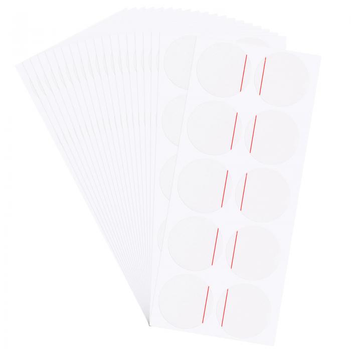 uxcell 腕時計バックカバー 時計バック保護フィルム 時計ケースプロテクター レッドライン PE 時計用裏蓋保護具 35mm 200枚入り