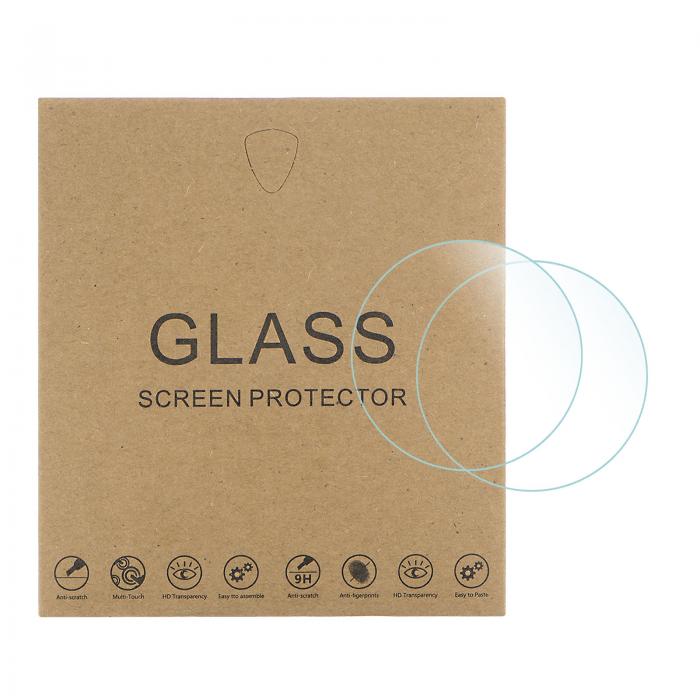 uxcell 時計ガラススクリーンプロテクター 26 mm HD強化ガラス 高AL アンチスクラッチ 9H硬度 2.5D高解像度 防爆 スマートウォッチ画面保護フィルム 5個