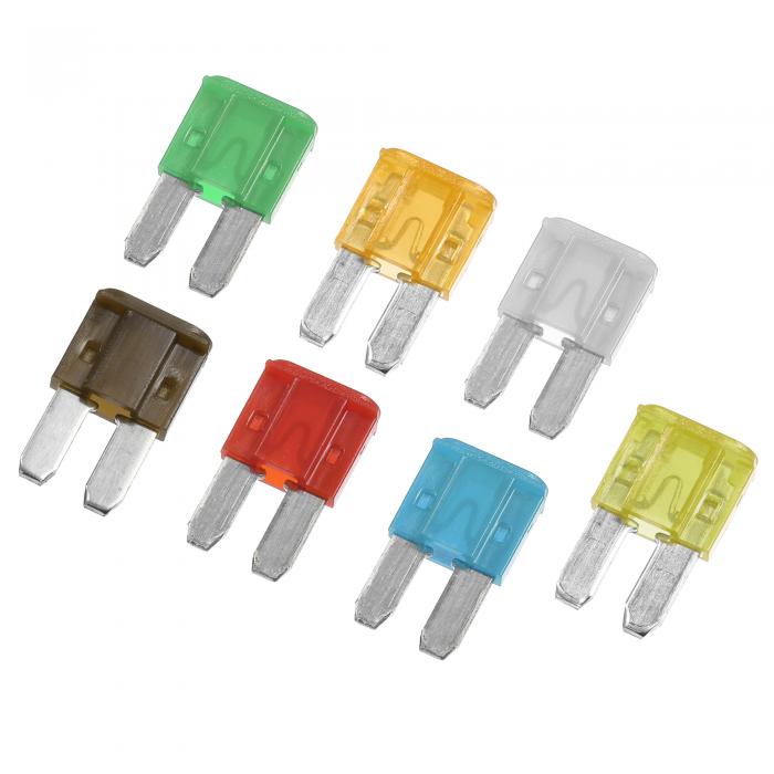 X AUTOHAUX カーミニブレードヒューズ 5A 7.5A 10A 15A 20A 25A 30A マリン RV キャンピングカー ボート トラック オートバイ SUV交換ヒューズ用 マルチカラー 14個
