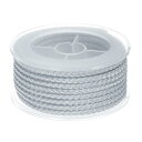 uxcell ナイロン糸 麻ひもビーズコード 3 mm 超強力編みこみ ナイロンクラフトストリング ブレスレット ジュエリー製作 DIYクラフト用 4 M ライ...