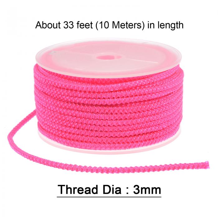 uxcell �ʥ�����ӡ����女���� 3 mm Ķ�����Ԥߤ��� �ʥ����󥹥ȥ�� �ͥå��쥹 �֥쥹��å� ���奨�꡼���� ����ե��� 10 M �ۥȥԥ�
