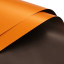 uxcell 両面カラー フラワー包装紙 フラワーラッピングペーパー オレンジ+ブラウン 58cm x 58cm 防水 フラワーショップ 花束用品 DIY工芸品...