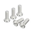 uxcell 304ステンレス鋼機械ネジ M5x14 mm スロットドライブ バインドヘッドねじボルト 10個