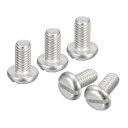 uxcell 304ステンレス鋼機械ネジ M6x12 mm スロットドライブ バインドヘッドねじボルト 10個