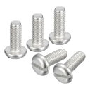 uxcell 304ステンレス鋼機械ネジ M6x16 mm スロットドライブ バインドヘッドねじボルト 20個