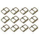 uxcell ローラーバックル 30x20 mm 3 mm厚さ 多目的 金属 調整可能なベルトピンバックル バッグストラップ ハンドDIY用 ブロンズトーン 1...